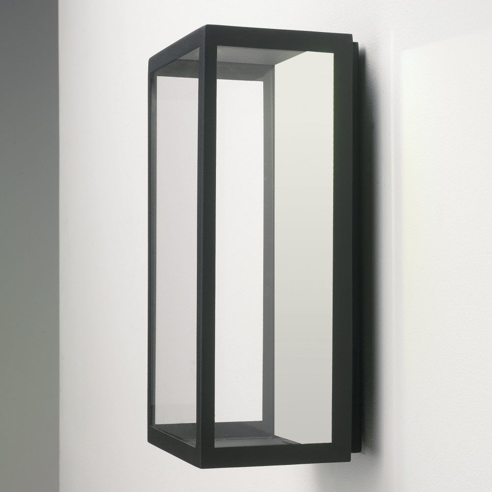Astro Lighting Puzzle 0931 Black Outdoor Wall Light With Regard To Black Outdoor Wall Lighting (Photo 7 of 15)