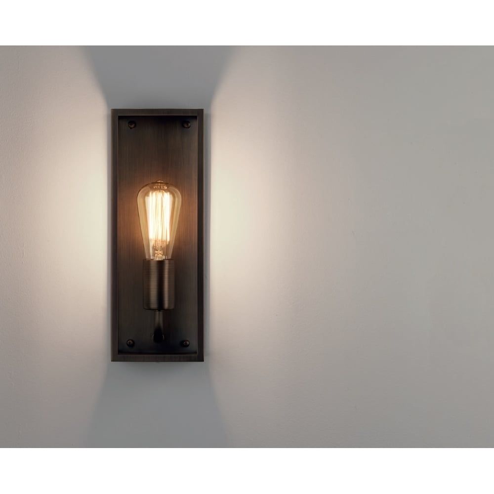 Astro Lighting Vintage Outdoor Wall Light In Bronze Plated Finish Regarding Vintage Outdoor Wall Lights (Photo 7 of 15)