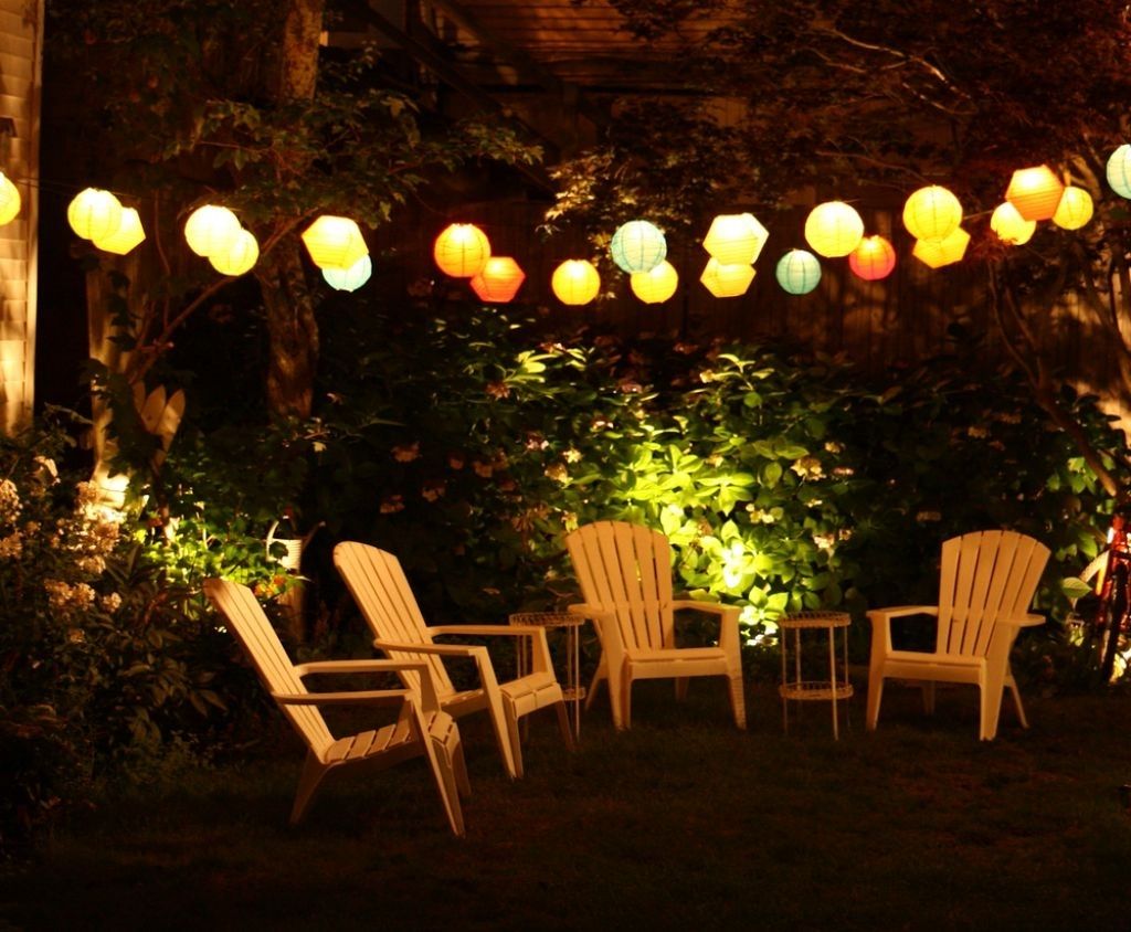 Backgrounds Charming Patio Umbrellas And Best Diy Outdoor Lighting Intended For Homemade Outdoor Hanging Lights (Photo 3 of 15)