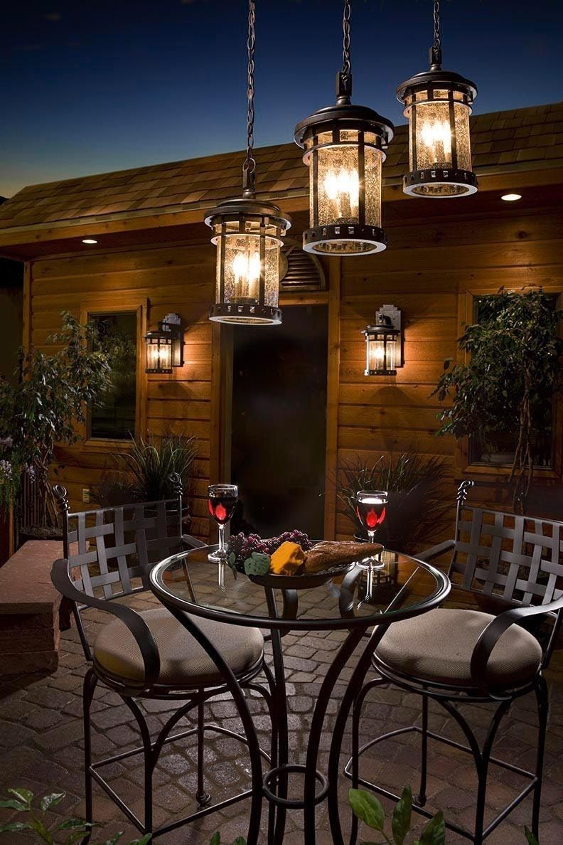 Backyard Lighting Pictures With Extraordinary Hanging Garden String Intended For Homemade Outdoor Hanging Lights (Photo 8 of 15)