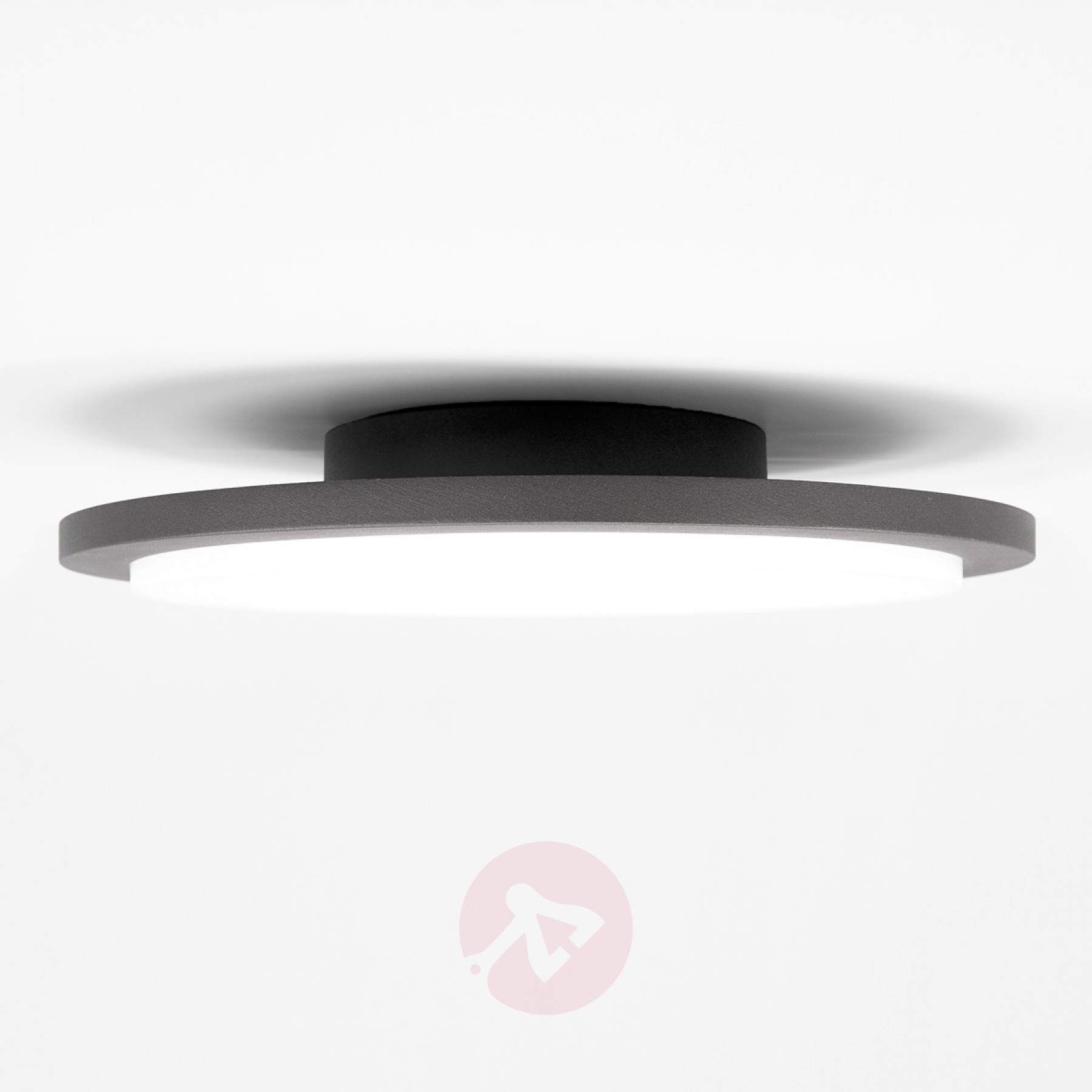 Benton – Led Outdoor Ceiling Light With Sensor | Lights.co (View 8 of 15)
