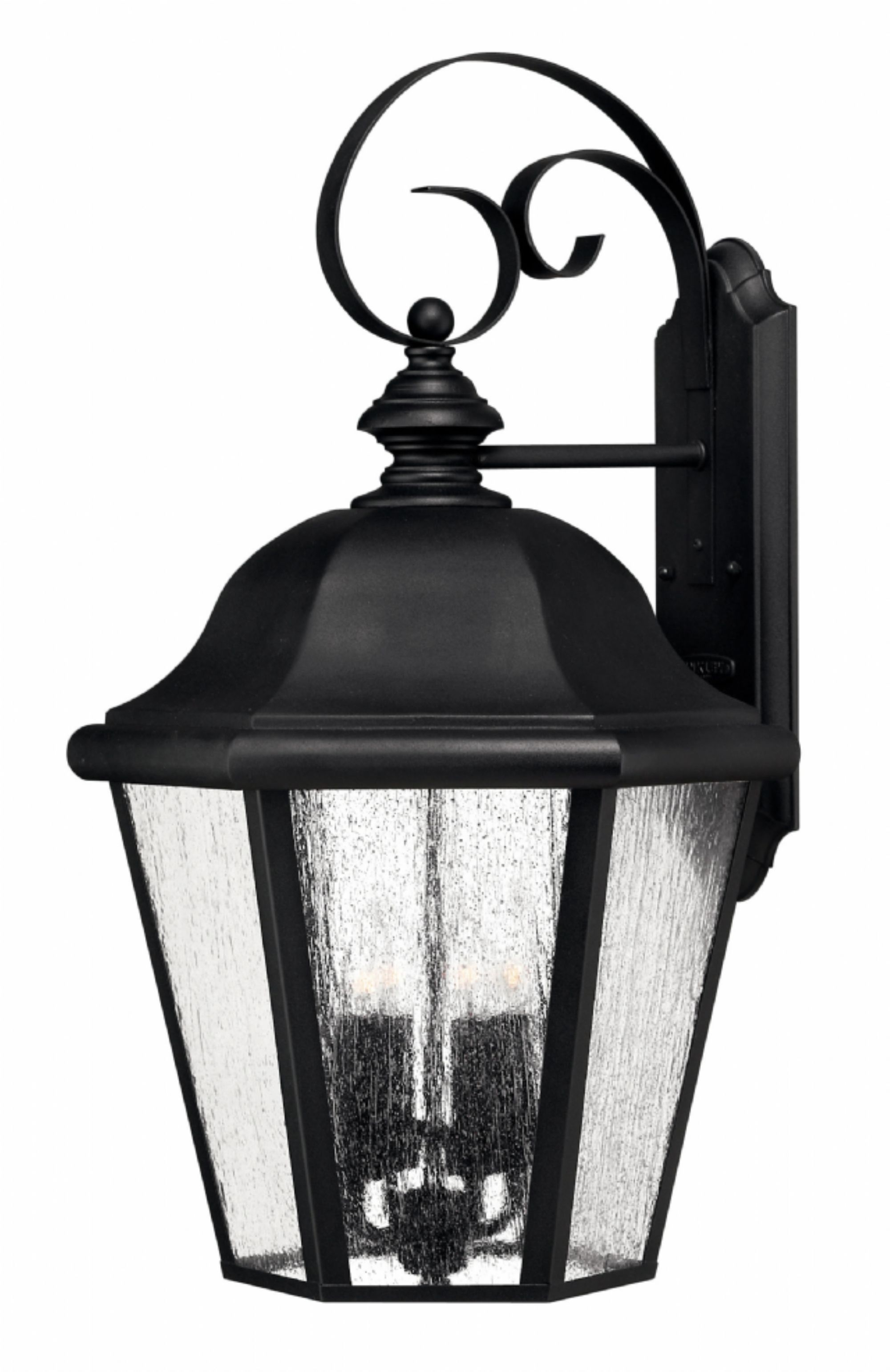 Black Edgewater > Exterior Wall Mount With Regard To Outdoor Wall Sconce Lighting Fixtures (View 4 of 15)