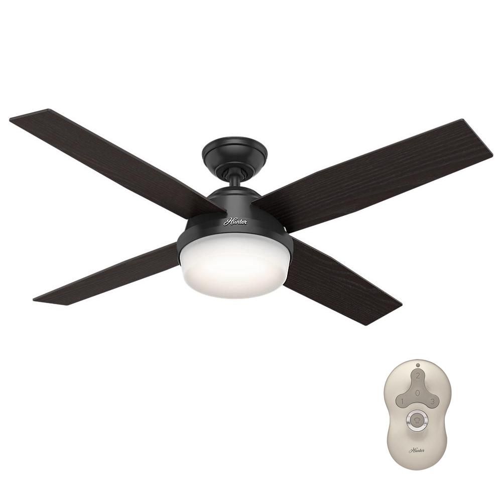 Featured Photo of The 15 Best Collection of Black Outdoor Ceiling Fans with Light