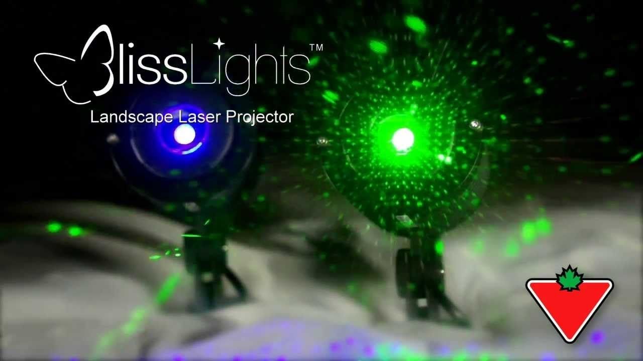 Bliss Laser Light From Canadian Tire – Youtube Regarding Canadian Tire Outdoor Wall Lighting (View 10 of 15)