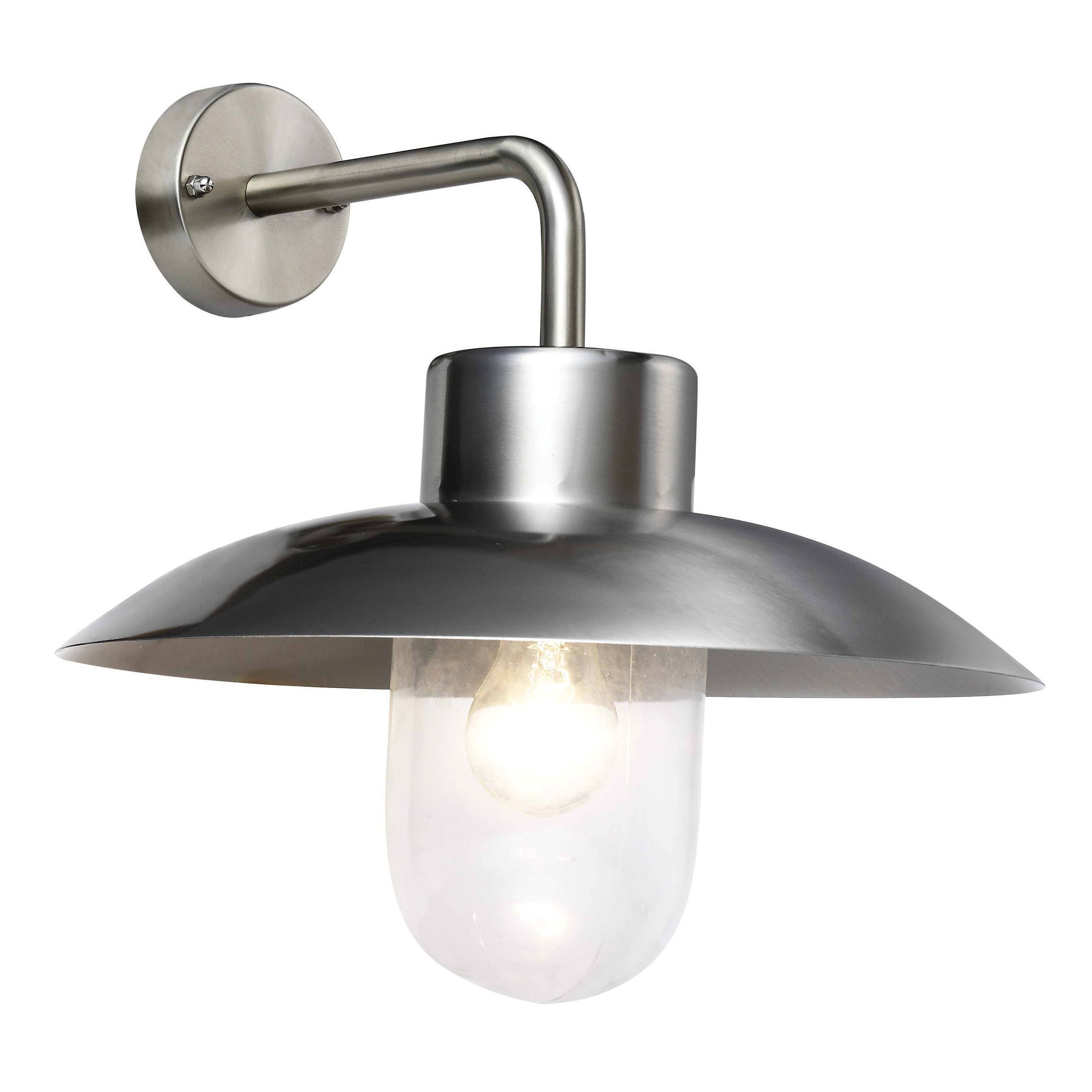 Blooma Mara External Wall Light | Departments | Diy At B&q £20 Within Chrome Outdoor Wall Lighting (View 13 of 15)