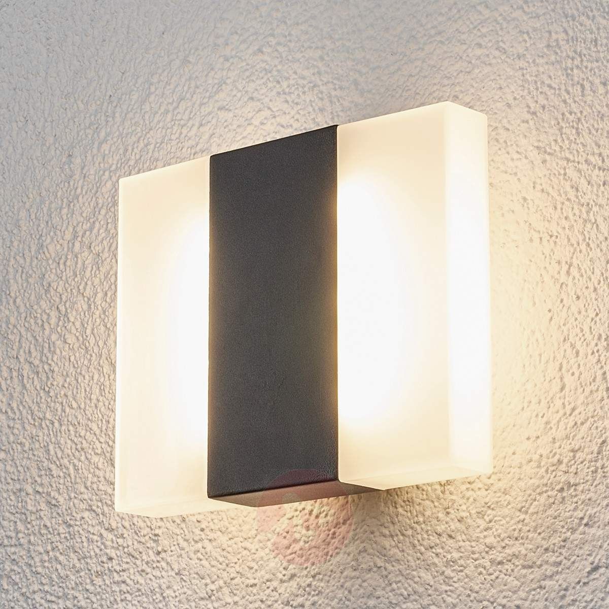 Börje – Led Outdoor Wall Light In A Square Shape | Lights.co (View 14 of 15)