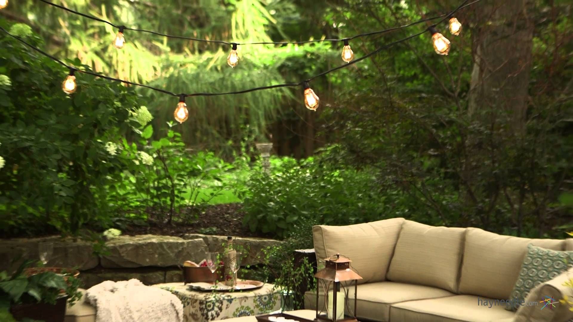 Bulbrite Outdoor String Light With Vintage Edison Bulbs – Product Within Vintage Outdoor Hanging Lights (Photo 7 of 15)