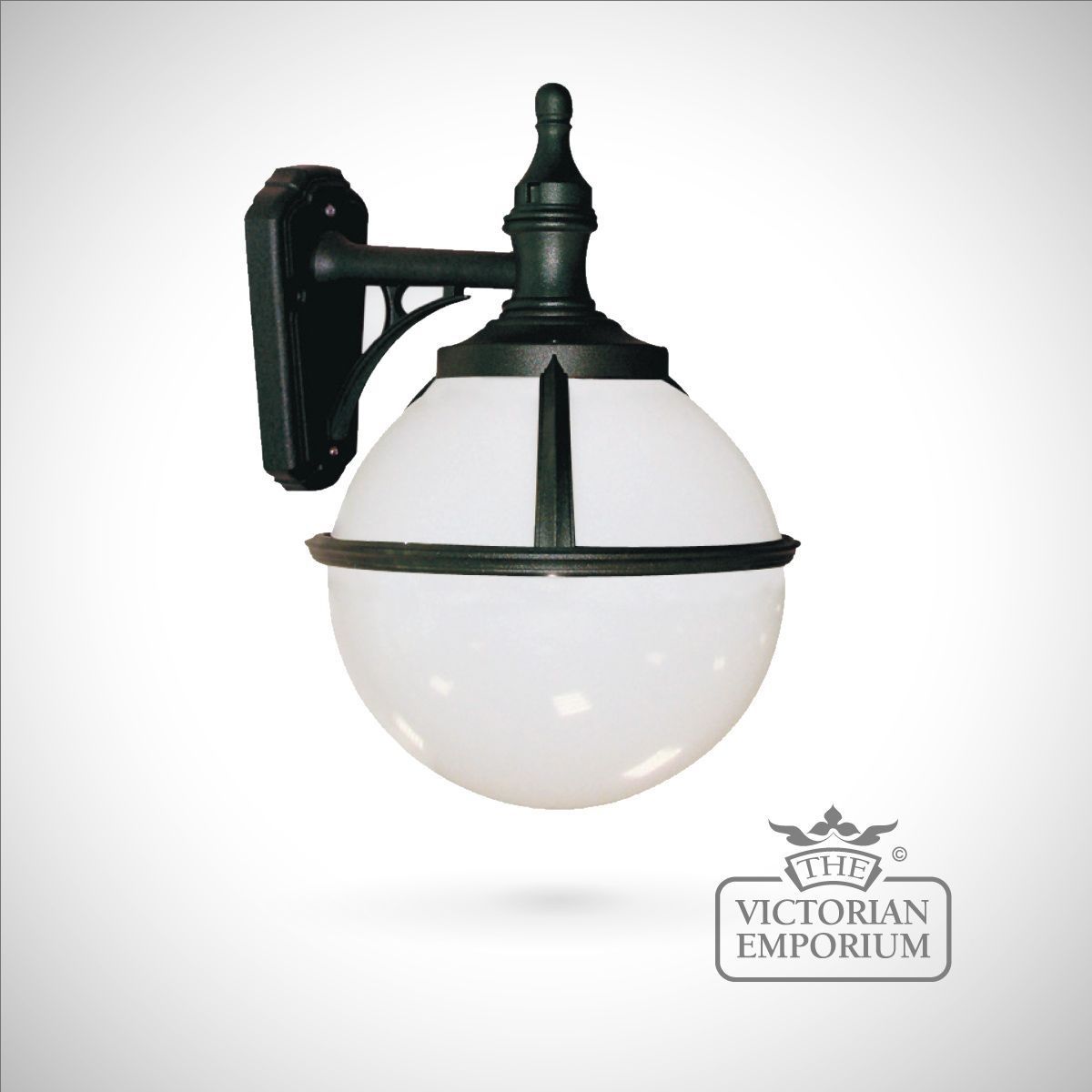 Buy Globe Wall Lantern, Outdoor Wall Lights – Spherical Black Wall Inside Globe Outdoor Wall Lighting (View 6 of 15)