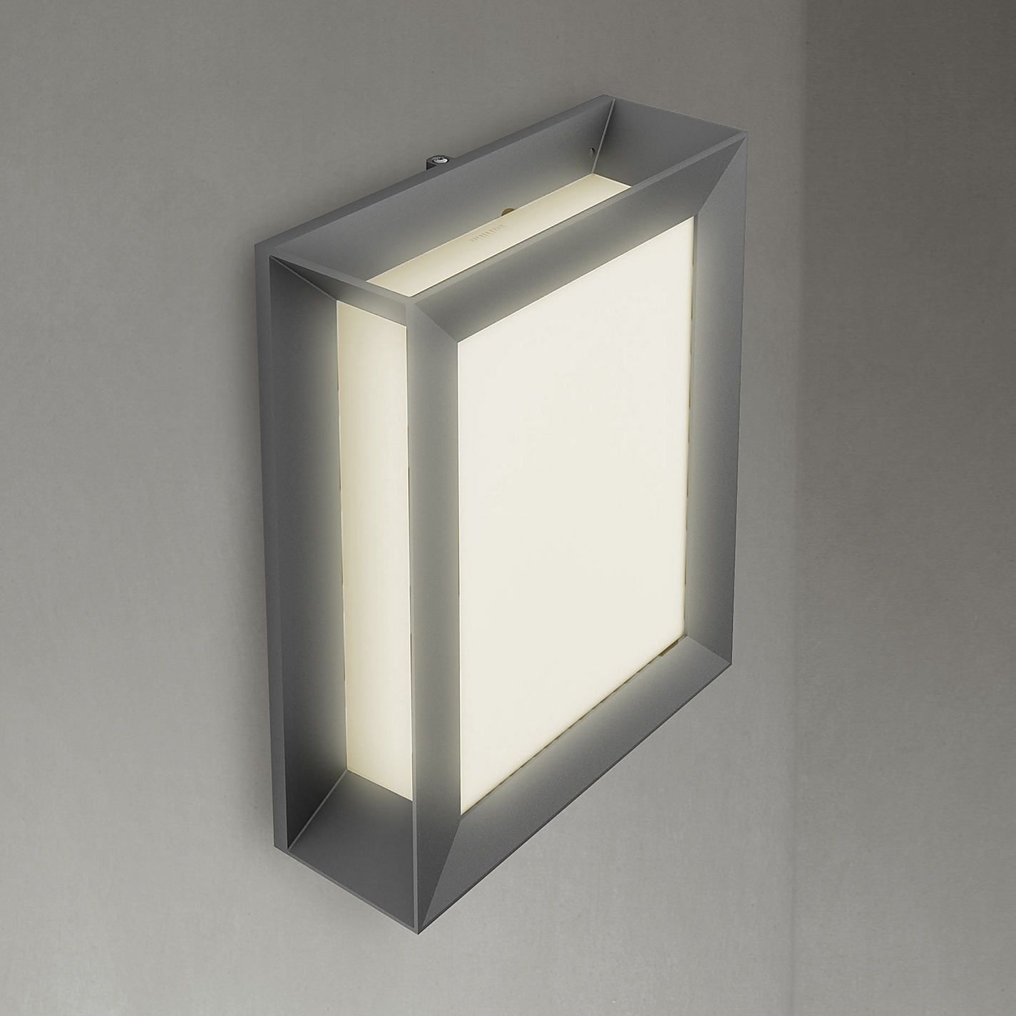 Buy Philips Karp Led Outdoor Wall Light Anthracite John Lewis In Outdoor Wall Led Lighting (Photo 10 of 15)