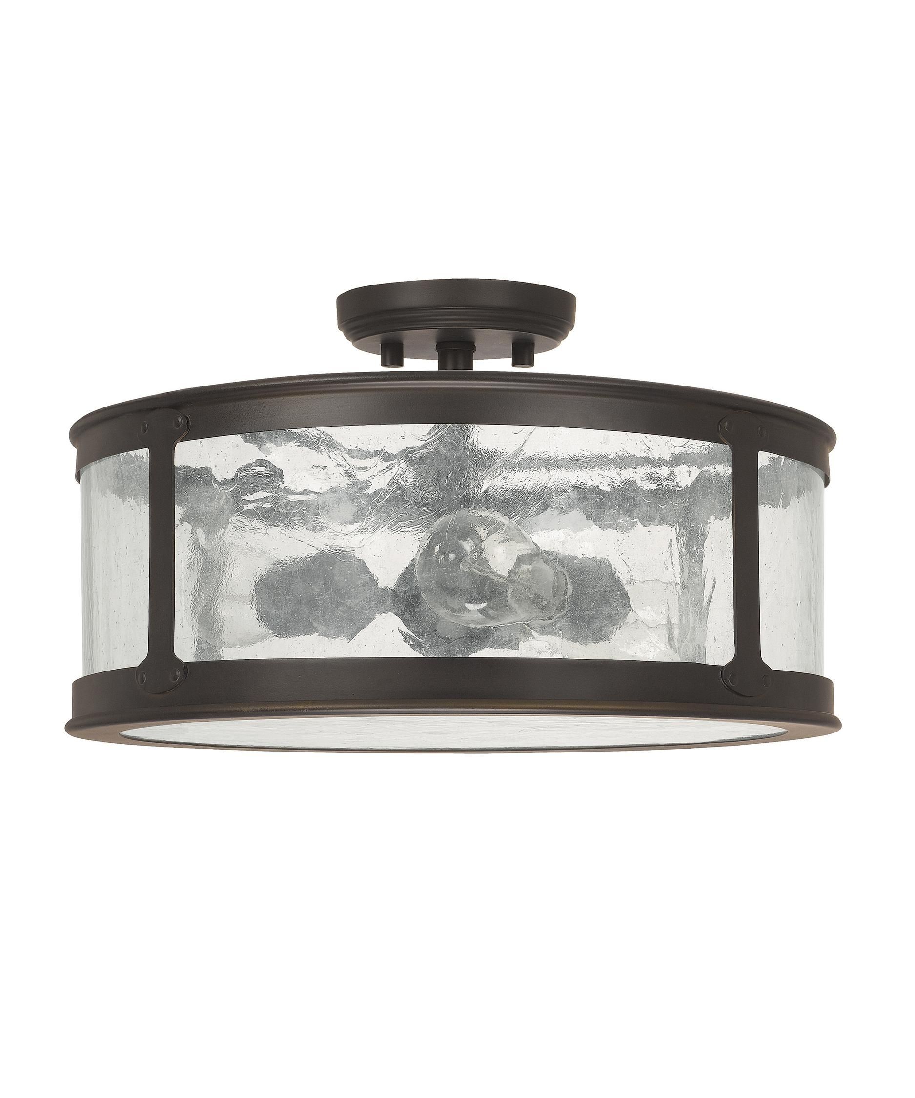 Capital Lighting 9567 Dylan 16 Inch Wide 3 Light Outdoor Flush Mount For Outdoor Ceiling Flush Mount Lights (Photo 13 of 15)