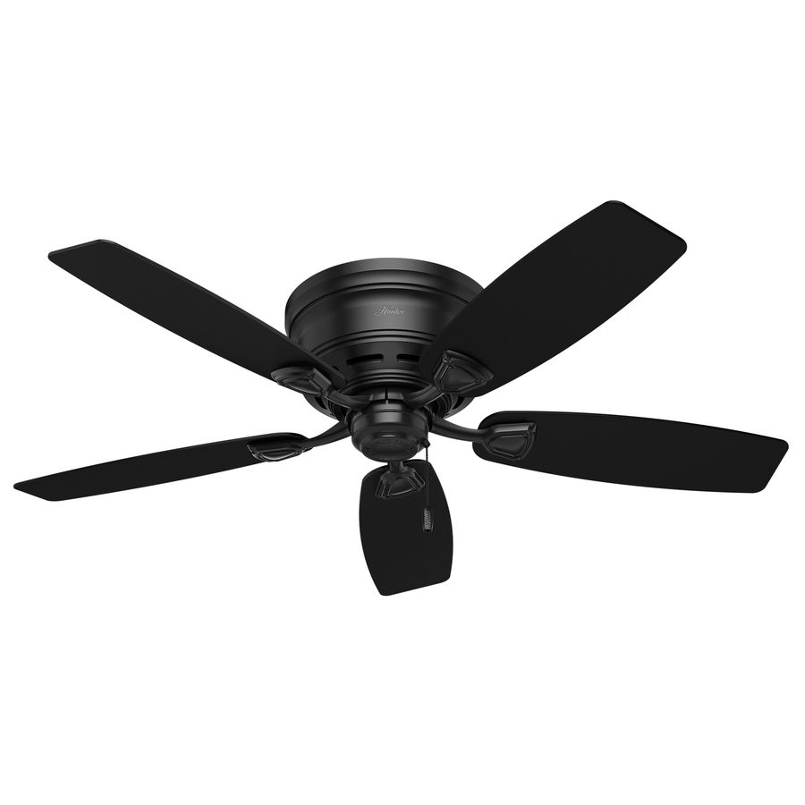 Ceiling Fan: Astonishing Flush Mount Outdoor Ceiling Fan. Black Regarding Outdoor Ceiling Fans With Flush Mount Lights (Photo 14 of 15)