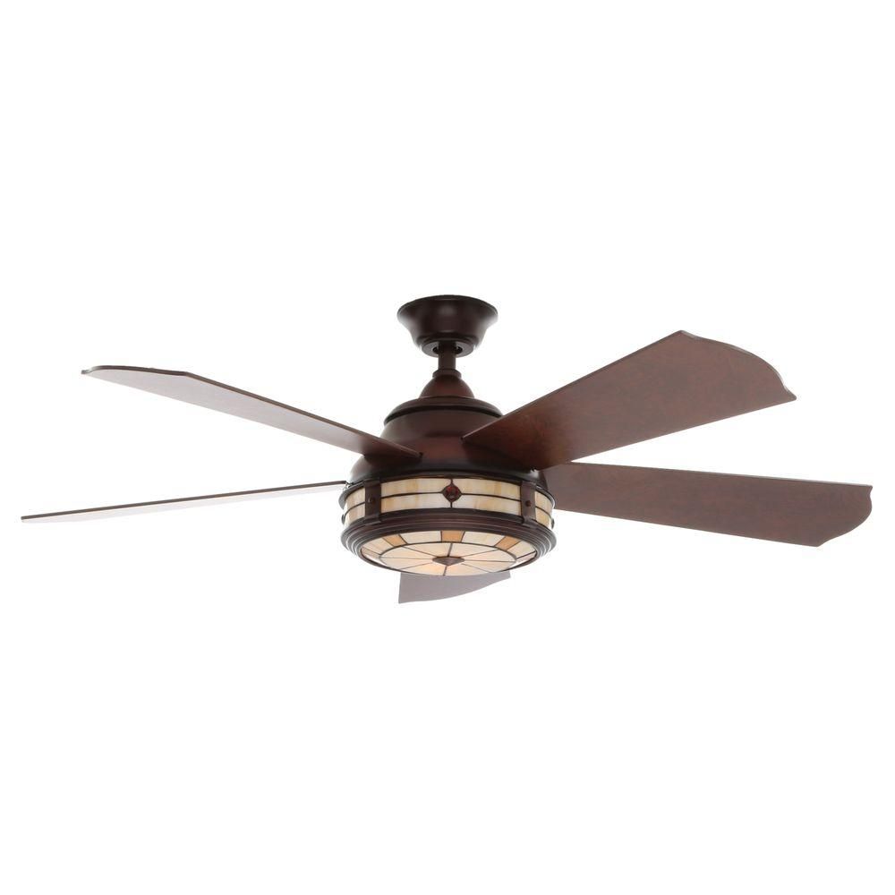 Ceiling Fans : Hunter Low Profile Ceiling Fan Home Depot With Remote In Hunter Outdoor Ceiling Fans With Lights And Remote (View 13 of 15)