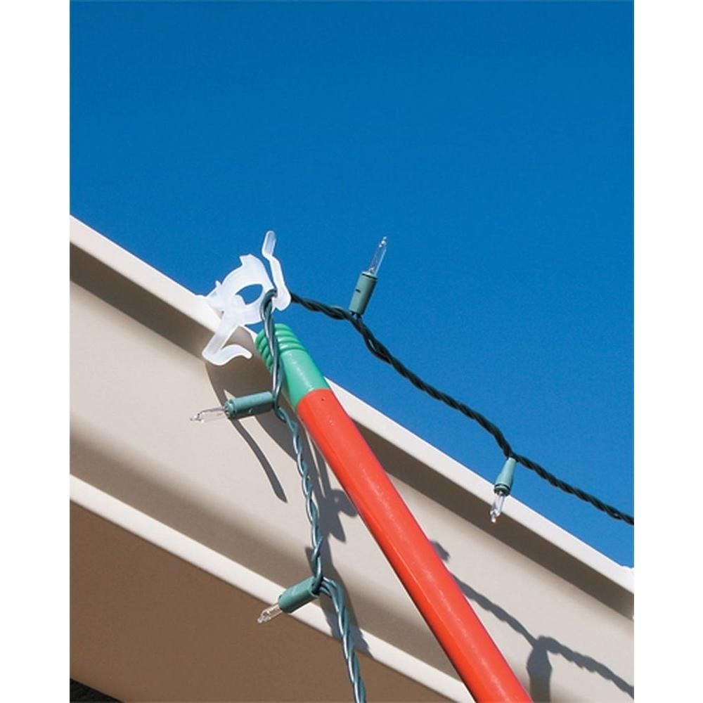 Chic Design Christmas Lights Hangers For Gutter Guards Lowes Home Within Outdoor Lights Hanging Clips (View 10 of 15)