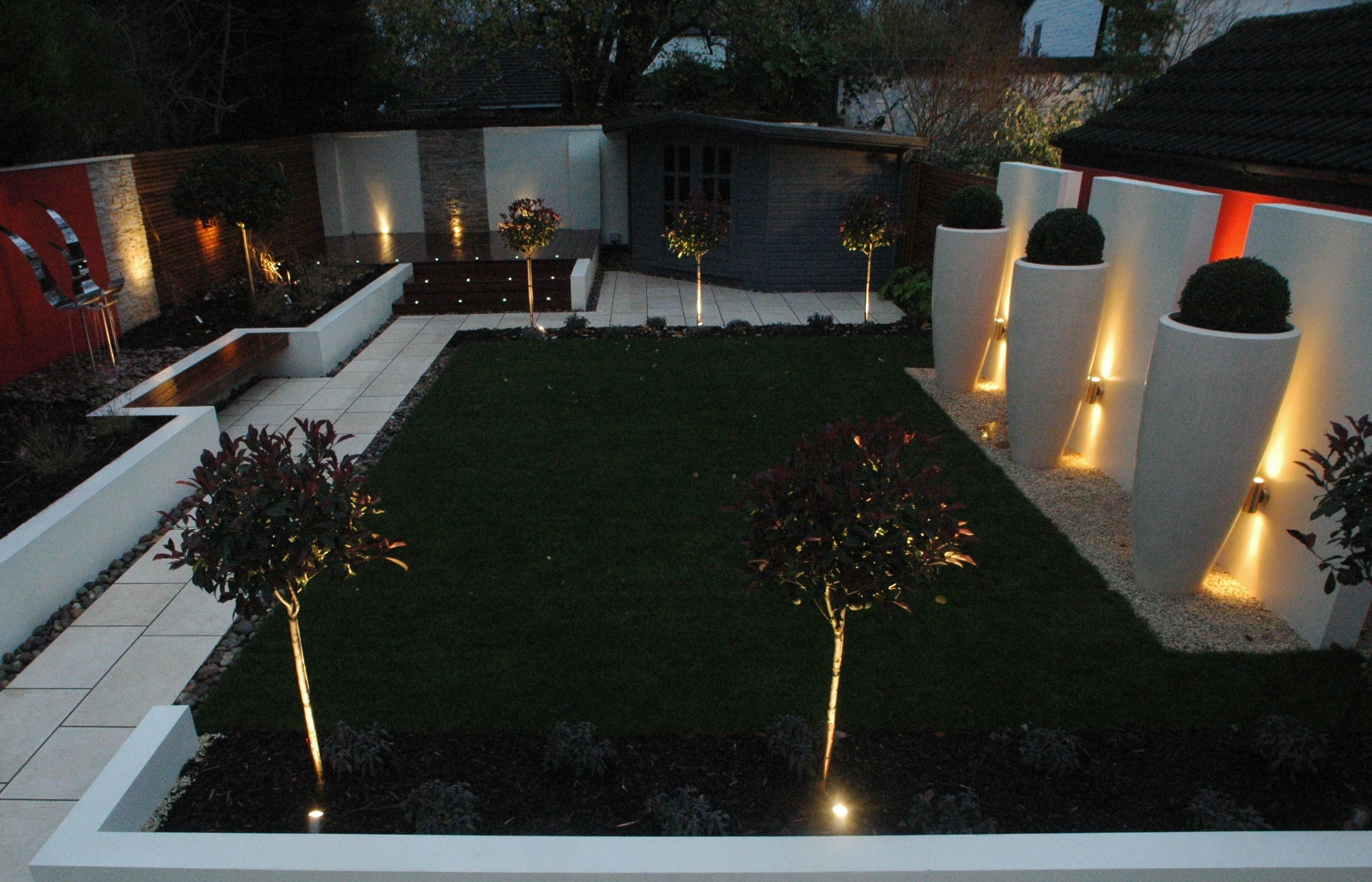 Contemporary Gardendavid Anderson | Outdoor Living | Pinterest With Modern Garden Landscape Lighting (Photo 13 of 15)