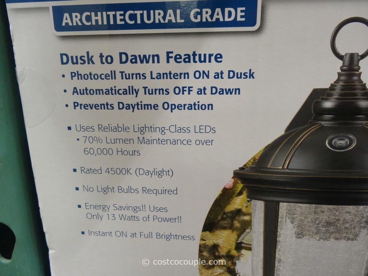 Costco Outdoor Led Light Fixtures – Light Fixtures Within Outdoor Wall Lighting At Costco (View 10 of 15)