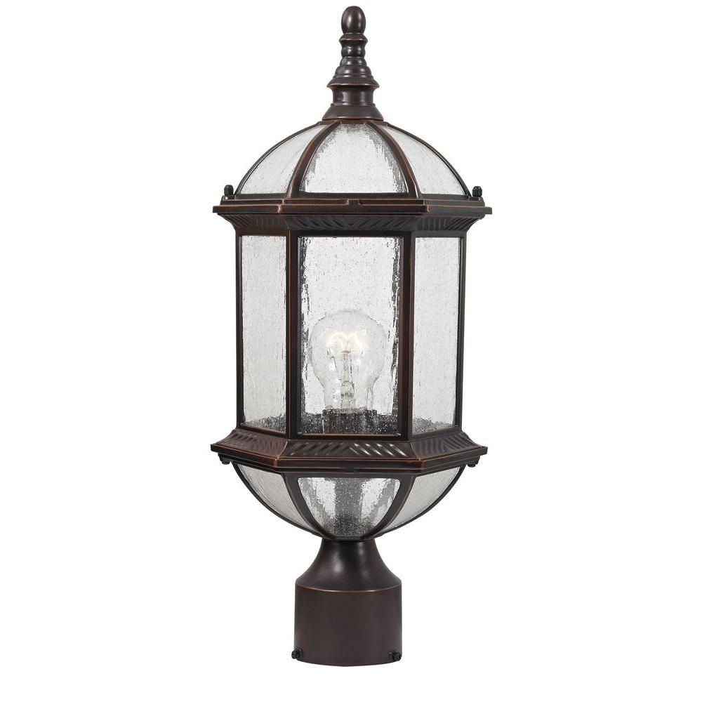 Design Traditional Wall Mount 19 In. Outdoor Old Bronze Post Light Pertaining To Outdoor Wall Post Lights (Photo 6 of 15)