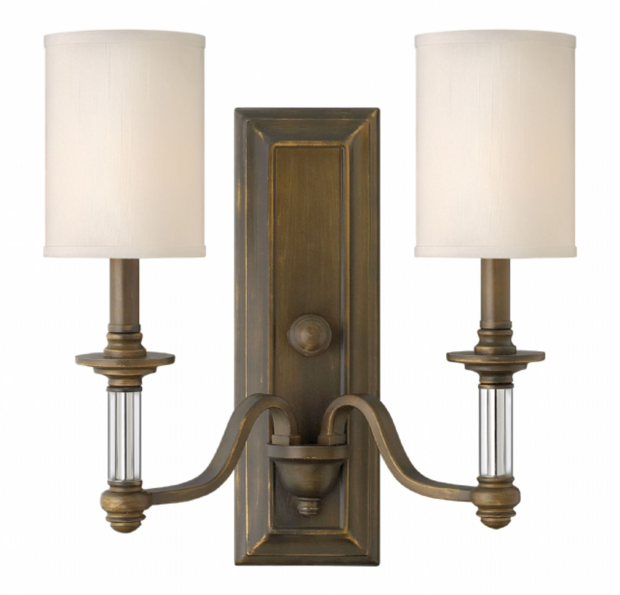 English Bronze Sussex > Interior Wall Mount With Regard To Double Wall Mount Hinkley Lighting (View 4 of 15)