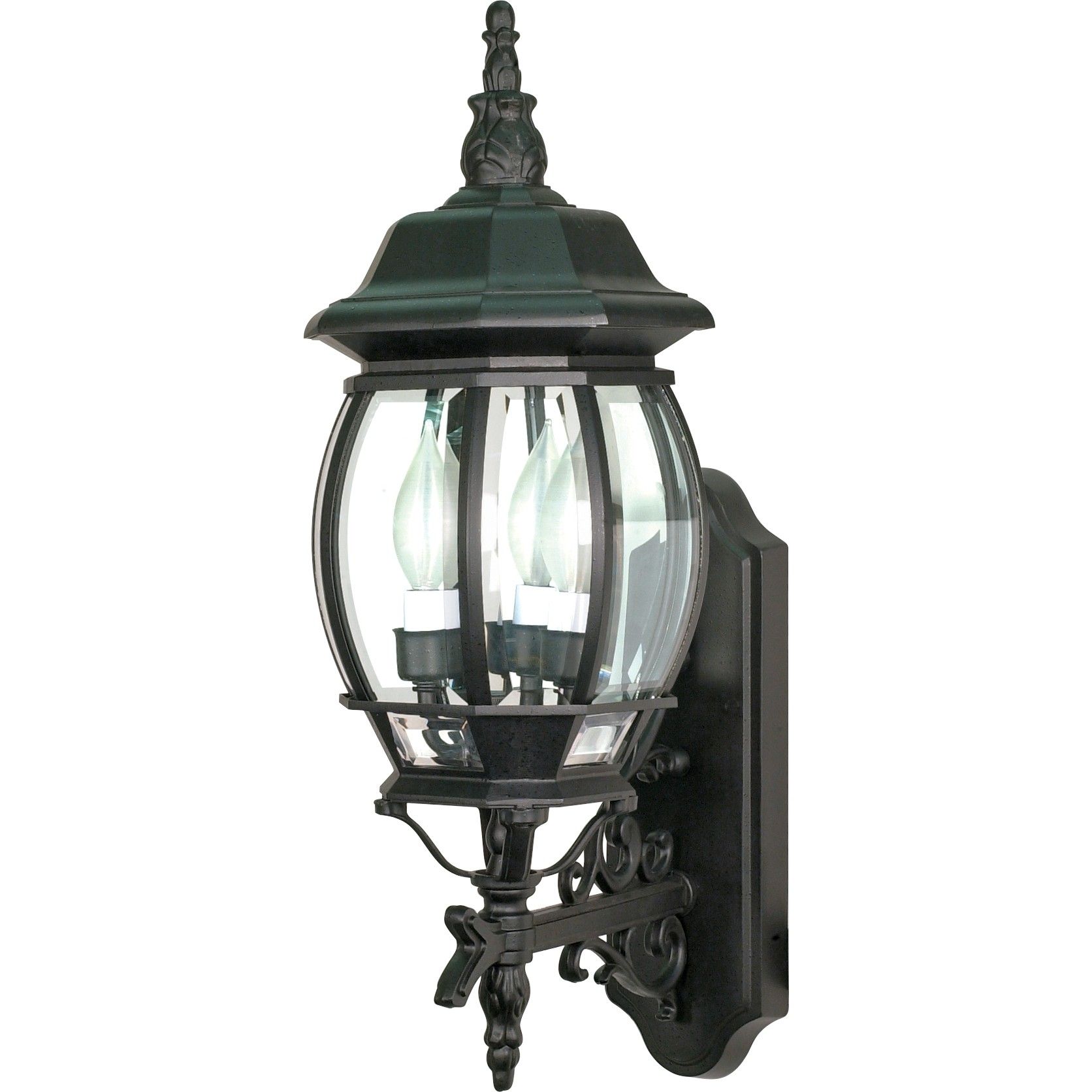 Entertainment : Nuvo Light Large Outdoor Wall Lantern Central Park With Outdoor Wall Lighting At Houzz (Photo 9 of 15)