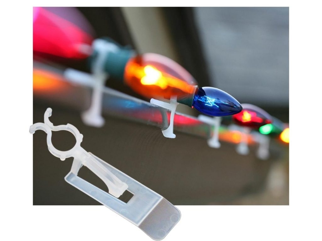 Extraordinary Idea Clips For Outdoor Christmas Lights Hanging Gutter For Outdoor Lights Hanging Clips (Photo 1 of 15)