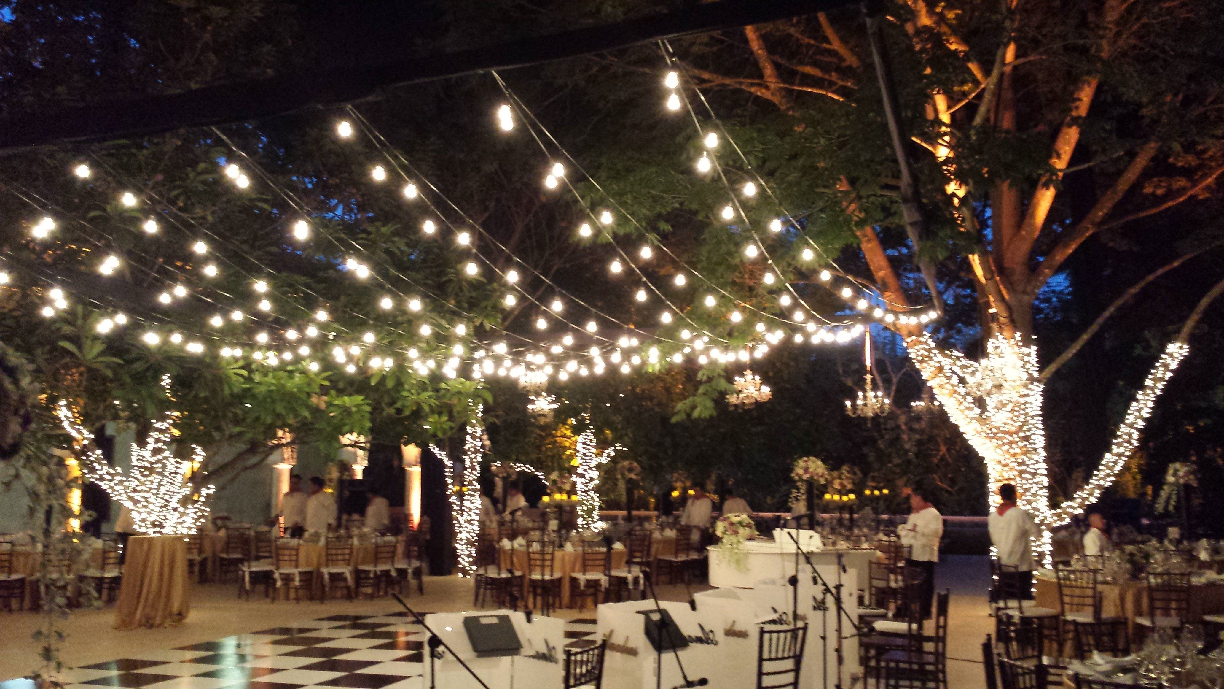 Fascinating Hanging String Lights Outdoors Ideas On Patio Icam Throughout Outdoor Hanging Fairy Lights (View 7 of 15)