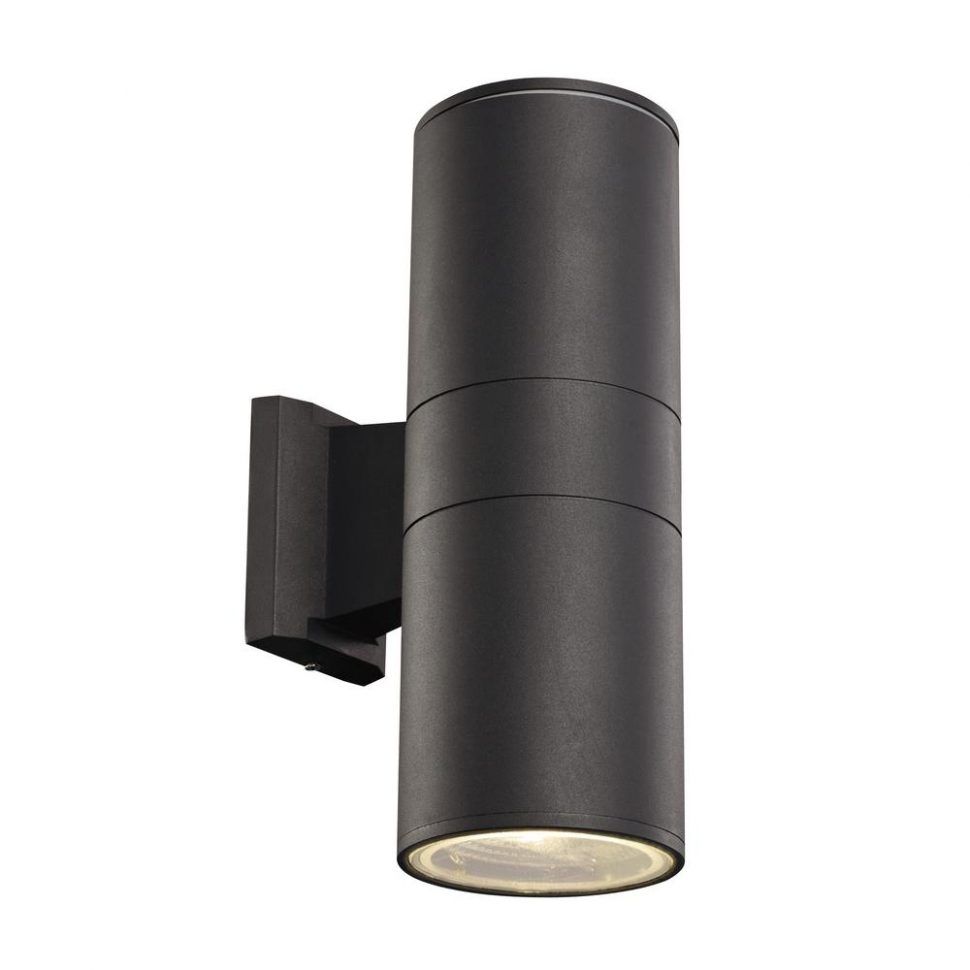Fireplace : Black Cylinder Lights Outdoor Wall Mounted Lighting The Inside Vinyl Outdoor Wall Lighting (Photo 14 of 15)
