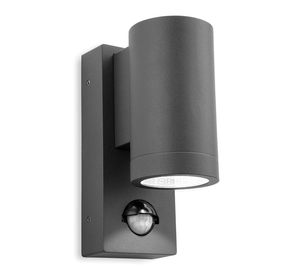 Firstlight 'shelby' Ip65 Led 1 Light Outdoor Up & Down Pir Sensor Inside Outdoor Wall Lighting With Sensor (View 12 of 15)