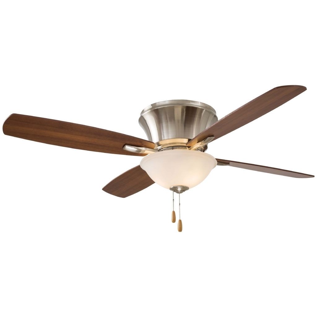 Flush Mount Ceiling Fan : 79 Astonishing Fans Without Lights With With Regard To Hampton Bay Outdoor Lighting At Wayfair (View 13 of 15)