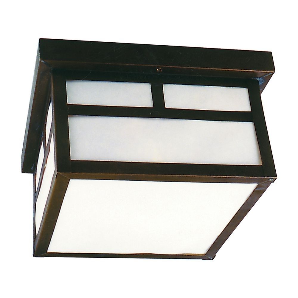 Flushmount Outdoor Ceiling Light | Cr Z1843 7 | Destination Lighting With Craftsman Outdoor Ceiling Lights (Photo 12 of 15)