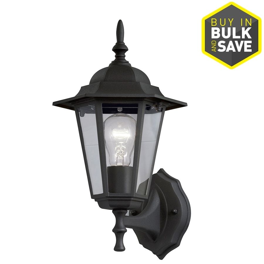 Furniture : Shop Outdoor Wall Lights Portfolio Gfci Black Light With Regard To Outdoor Wall Lighting At Lowes (View 12 of 15)