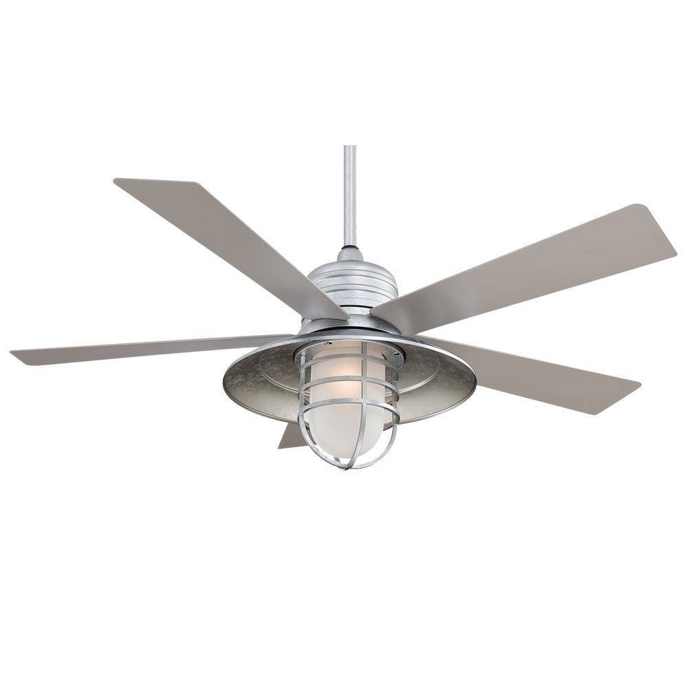 Galvanized Metal Outdoor Ceiling Fans | Http://ladysro With Regard To Galvanized Outdoor Ceiling Lights (View 15 of 15)