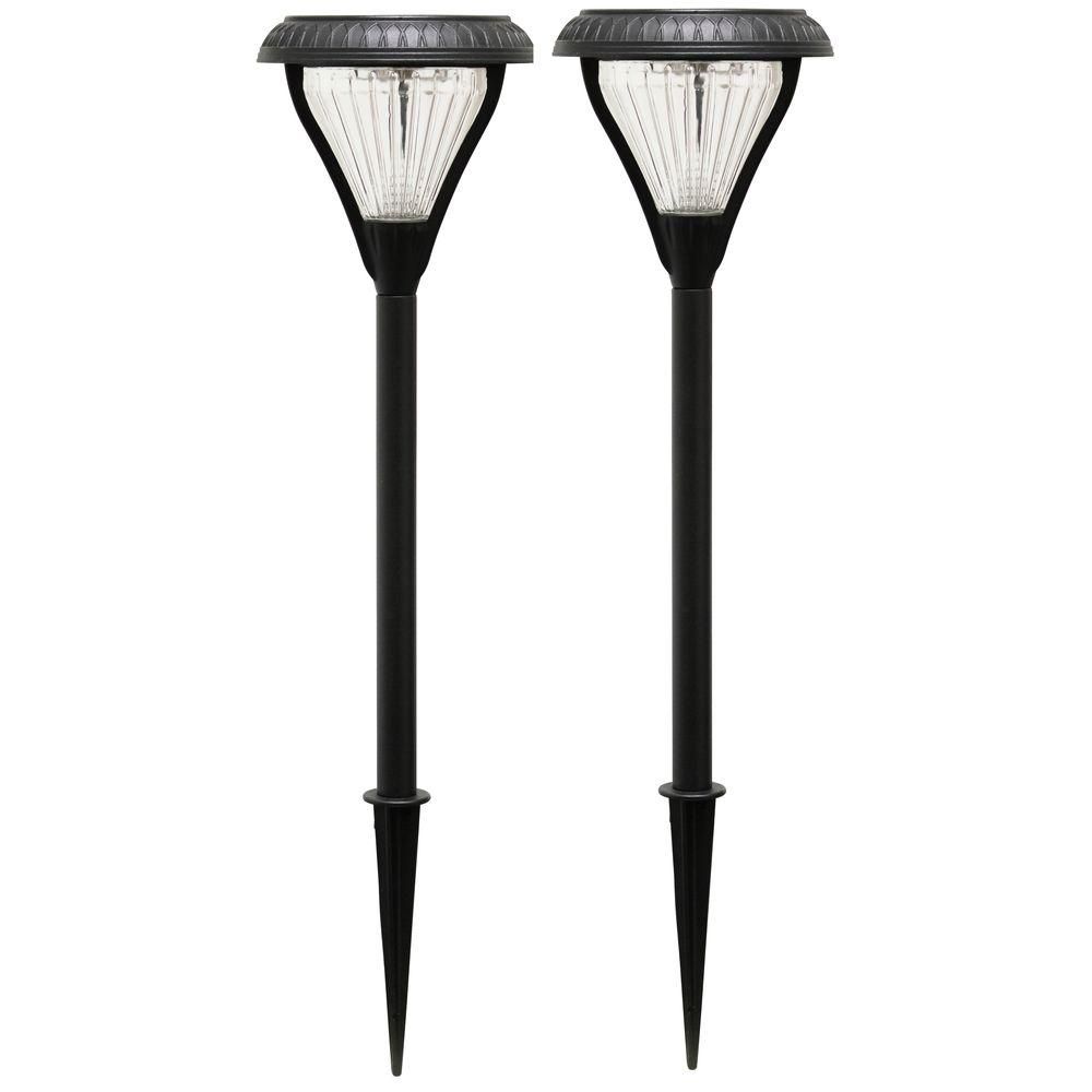 Gama Sonic Premier Solar Powered Black Led Garden Stake Light (2 With Regard To Contemporary Outdoor Solar Lights At Wayfair (View 12 of 15)