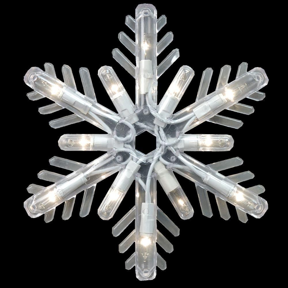 Ge 150 Light Clear Random Sparkle Snowflake Icicle Light Set 78966hd For Outdoor Hanging Snowflake Lights (Photo 10 of 15)