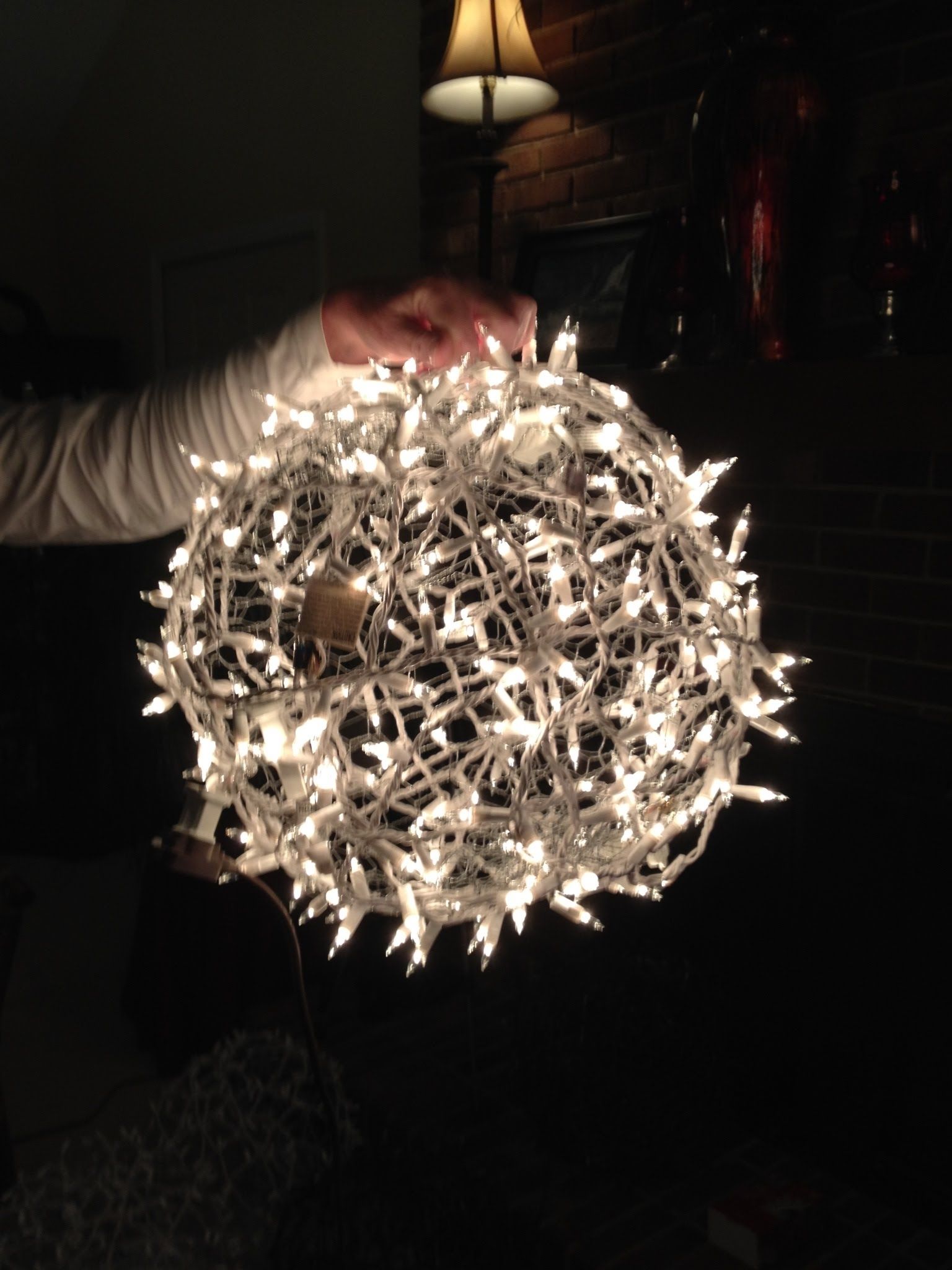 Giant Lighted Christmas Balls – How To Hang Them On A Tree – Youtube With Outdoor Hanging Orb Lights (Photo 7 of 15)