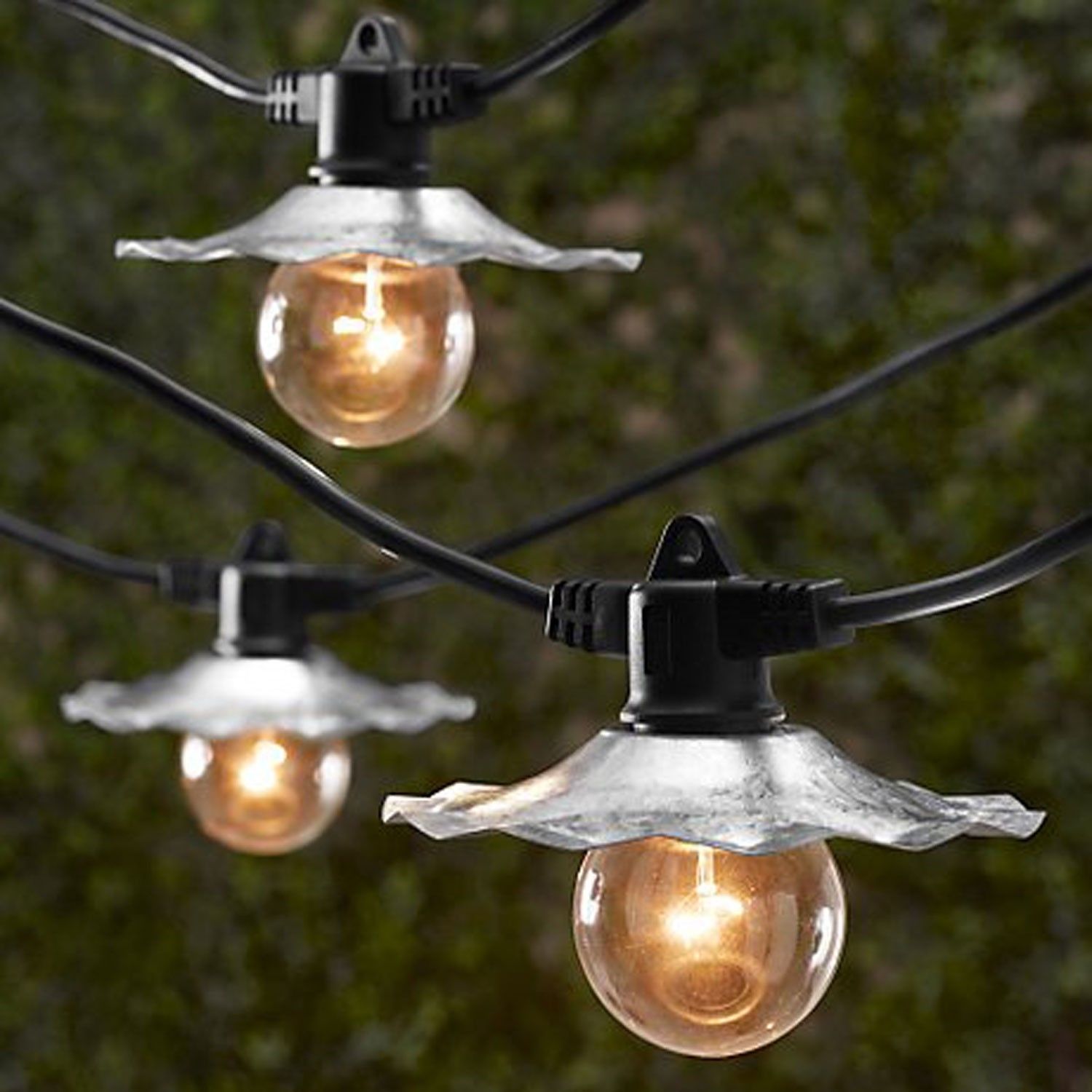 Hanging Globe String Lights With Black Wire Cool Extra Long Globe Intended For Hanging Outdoor Lights On Wire (View 11 of 15)