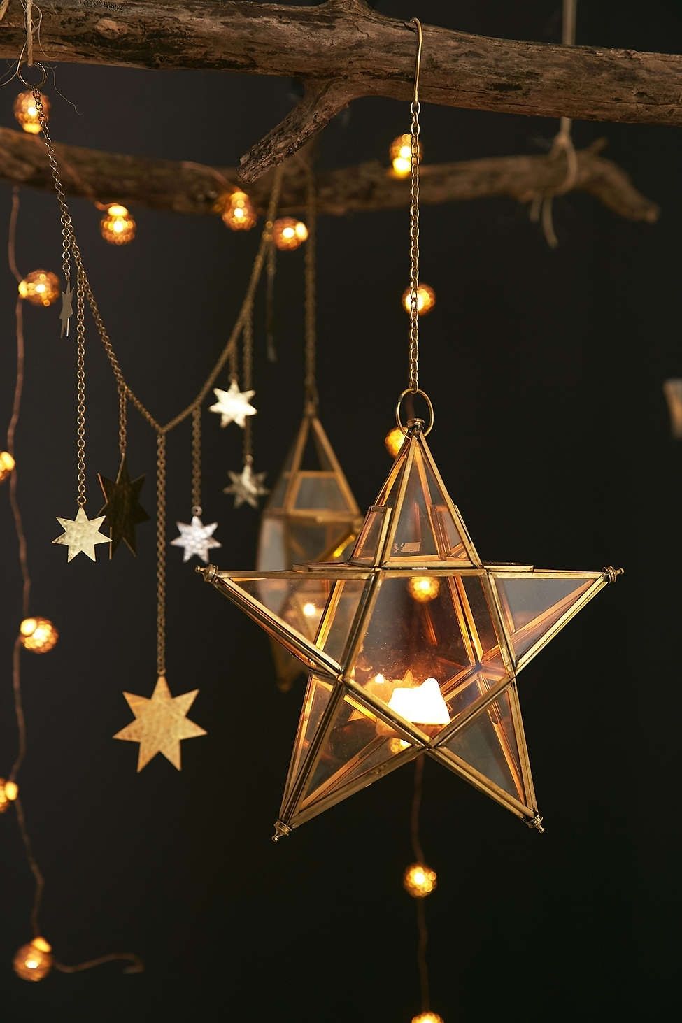 Hanging Star Terrarium | Decorating The Home We Don't Have Just Yet With Outdoor Hanging Star Lanterns (Photo 6 of 15)