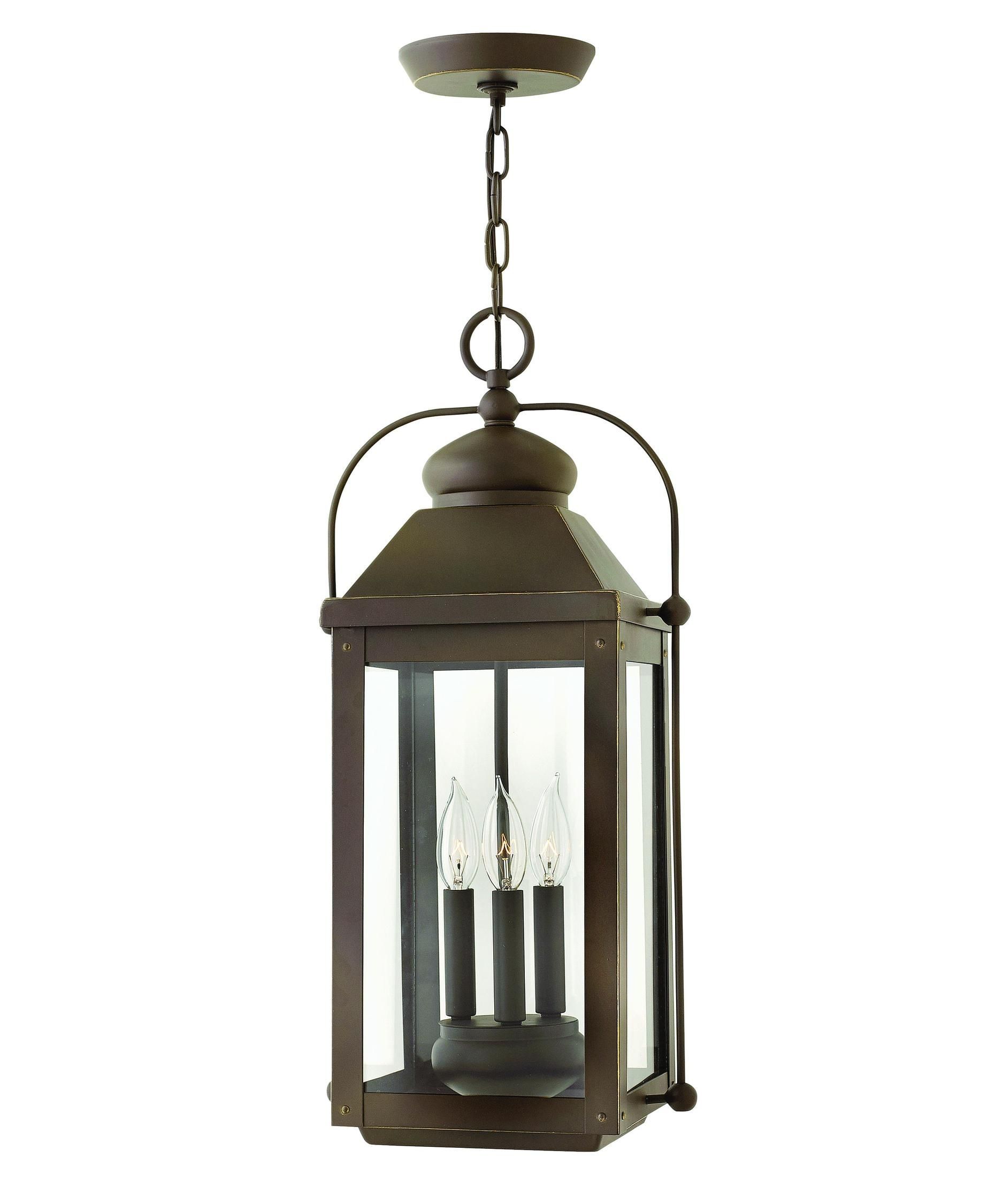 Hinkley Lighting Anchorage 11 Inch Wide 3 Light Outdoor Hanging Inside Hanging Porch Hinkley Lighting (Photo 6 of 15)