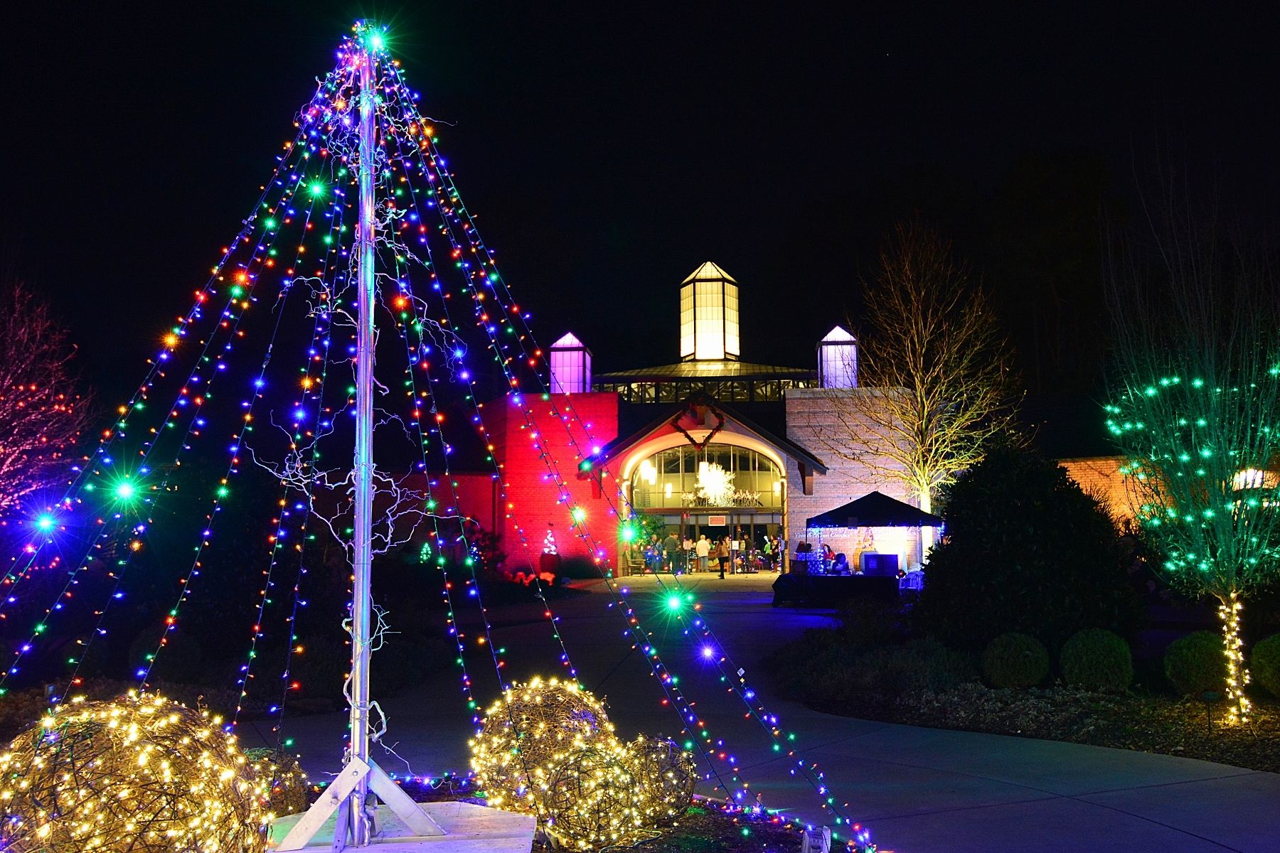 Holiday Lights In The Garden | Cape Fear Botanical Garden Fayetteville Inside Botanical Garden Lights (Photo 11 of 15)