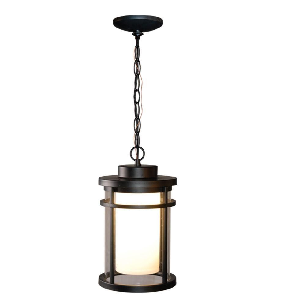 Home Decorators Collection Black Outdoor Led Hanging Light Ds5981bk For Led Outdoor Hanging Lights (View 11 of 15)