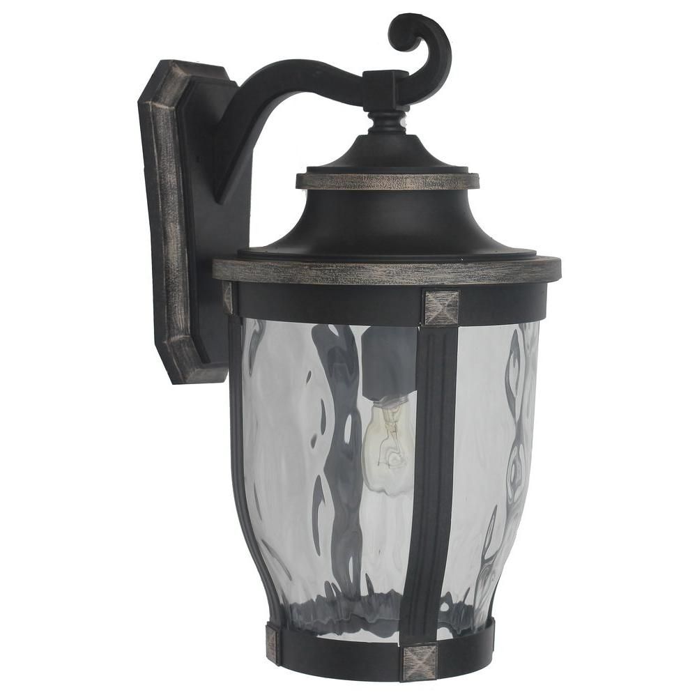 Home Decorators Collection Mccarthy 1 Light Bronze Outdoor Wall Within Outdoor Wall Mount Lighting (Photo 3 of 15)