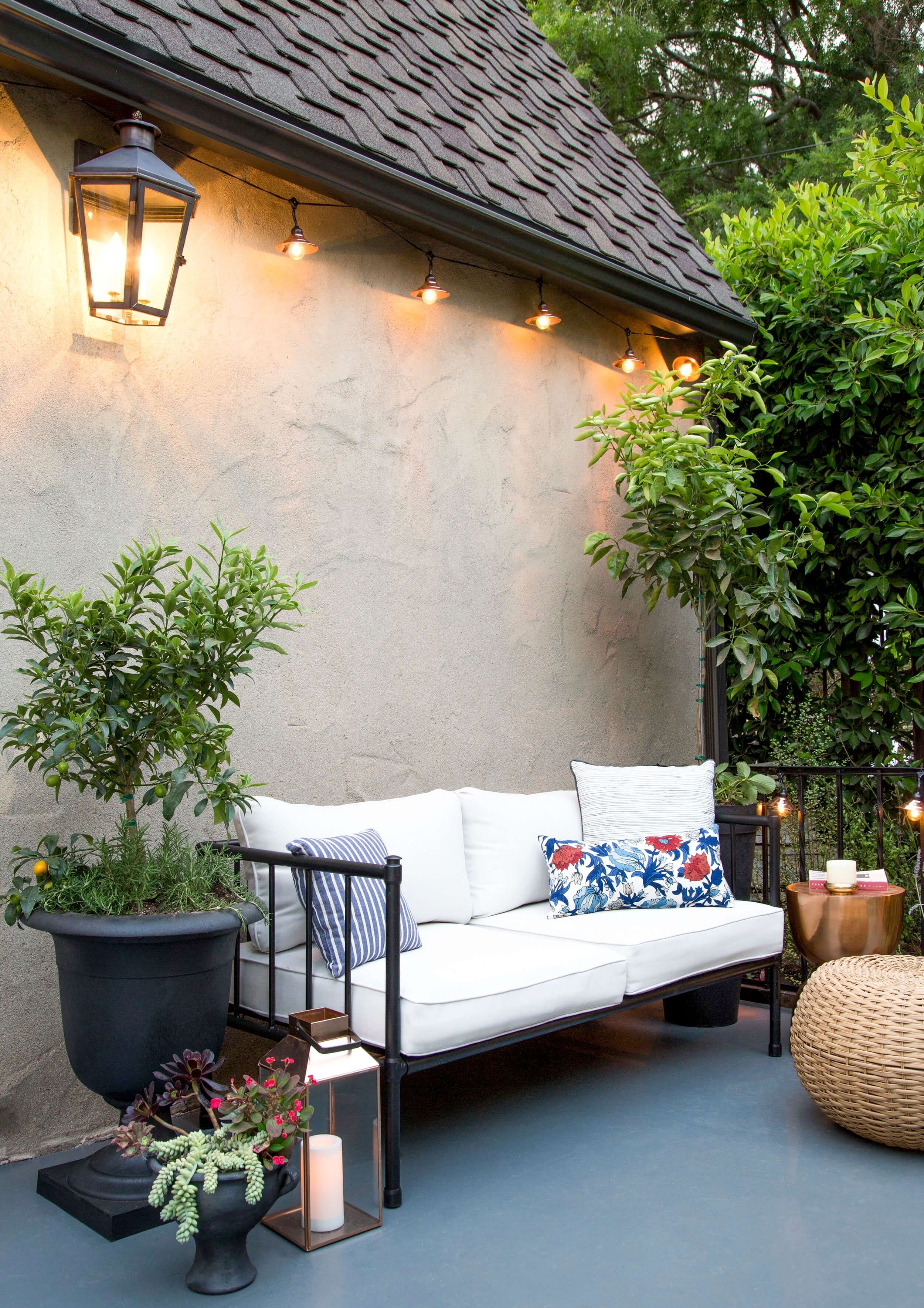How To Decorate Your Outdoor Space (with All Target) – Emily Henderson With Contemporary Outdoor String Lights At Target (Photo 14 of 15)