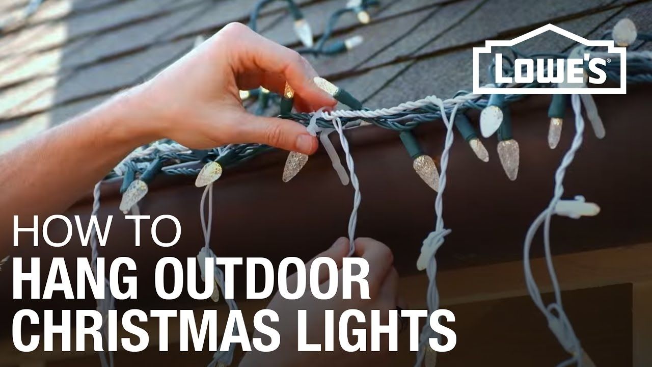 How To Hang Exterior Christmas Lights – Youtube Intended For Hanging Outdoor Holiday Lights (Photo 9 of 15)