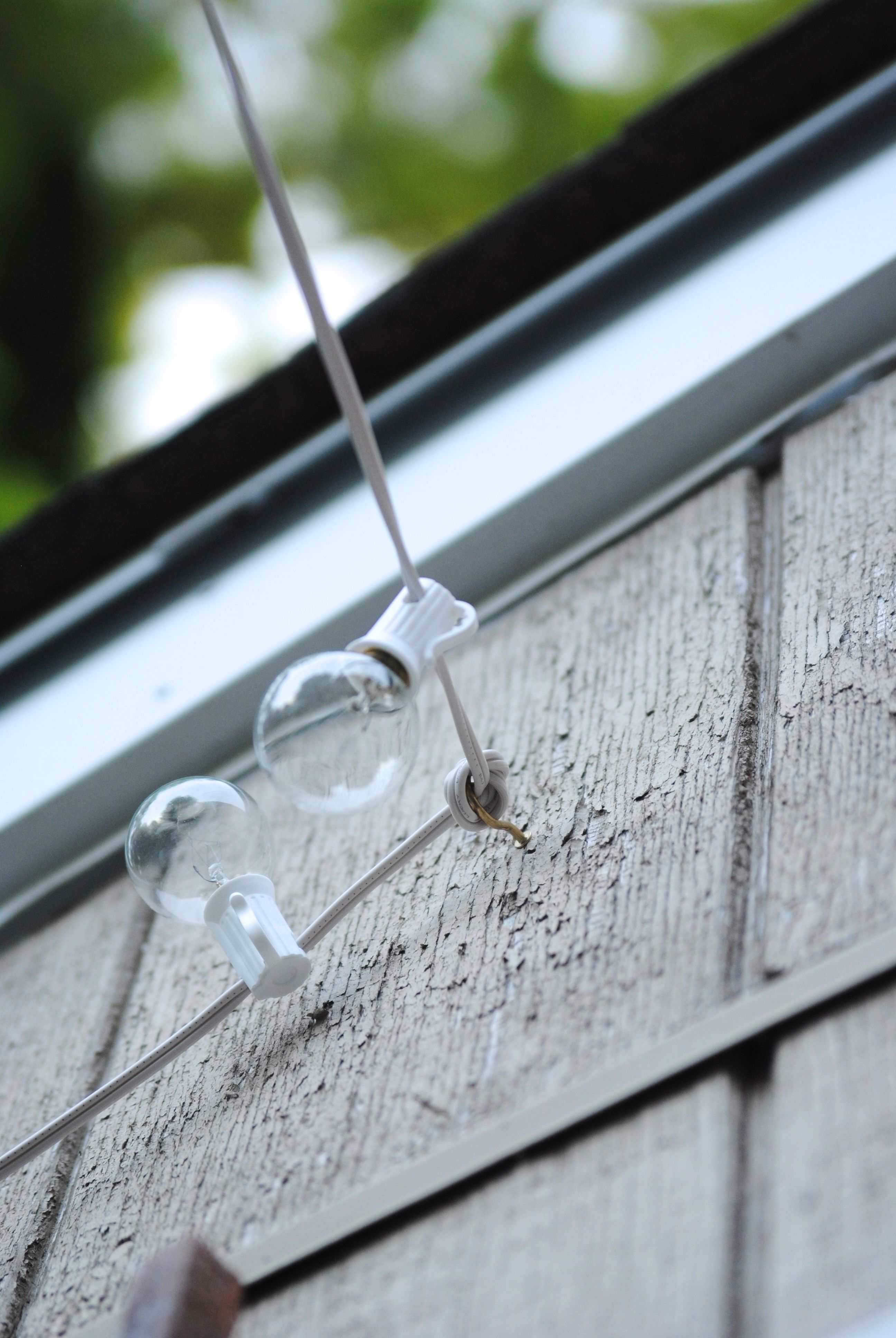 How To Hang Outdoor String Lights (the Deck Diaries, Part 3 For Hanging Outdoor Lights On Wire (Photo 2 of 15)