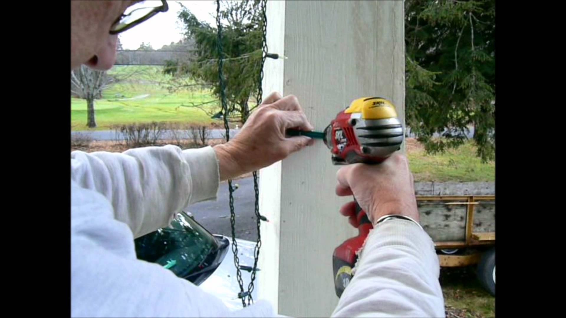 How To Install Outside Christmas Lights. – Youtube Pertaining To Hanging Outdoor Christmas Lights Around Windows (Photo 1 of 15)