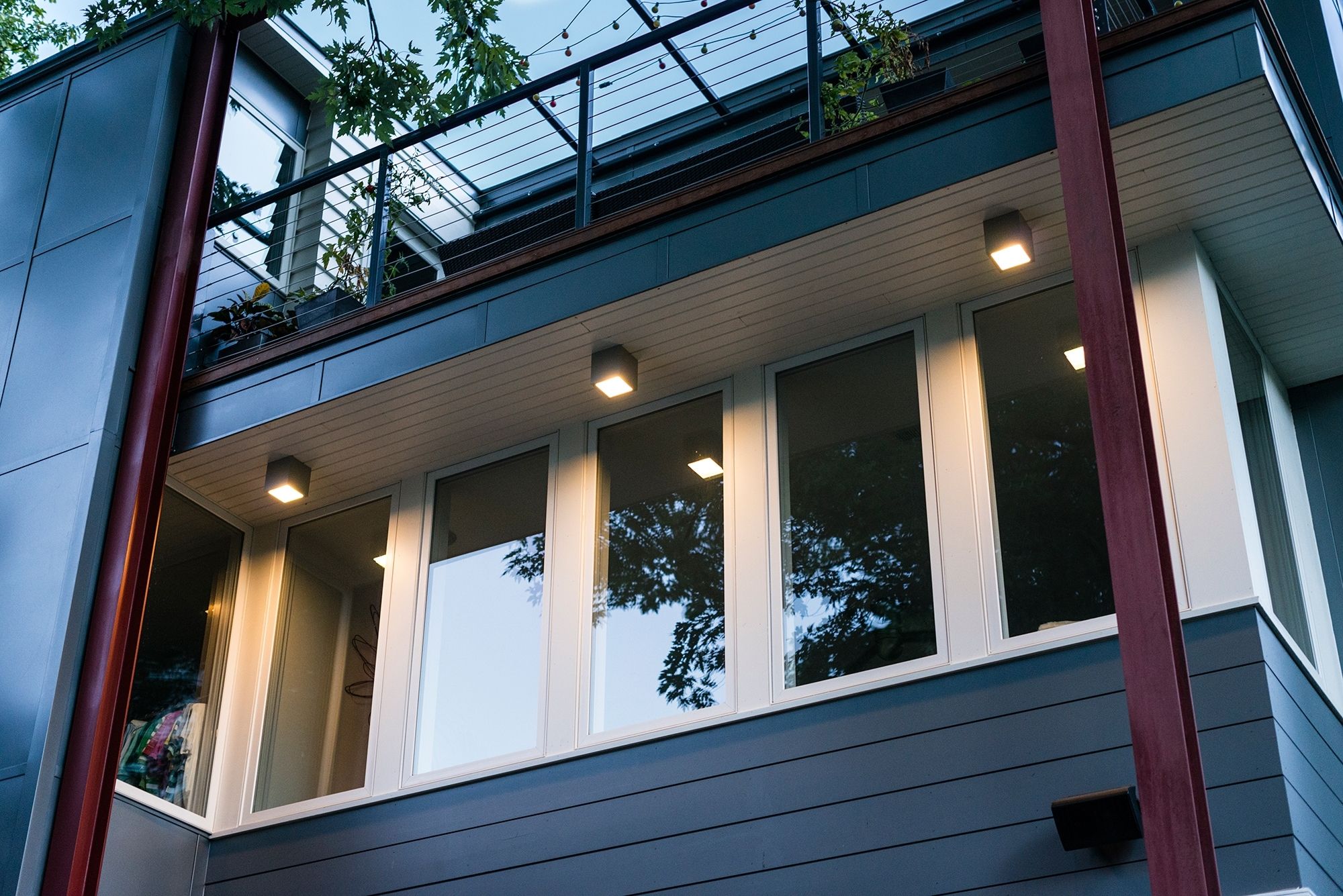 Installation Gallery | Outdoor Lighting Intended For Outdoor Ceiling Spotlights (View 14 of 15)