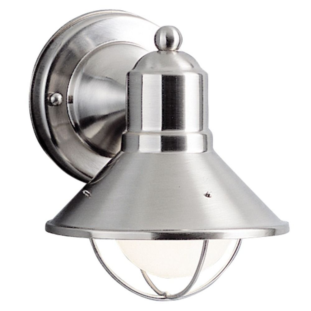 Kichler 7 1/2 Inch Nautical Outdoor Wall Light With Led Bulb Regarding Outdoor Wall Led Kichler Lighting (View 3 of 15)