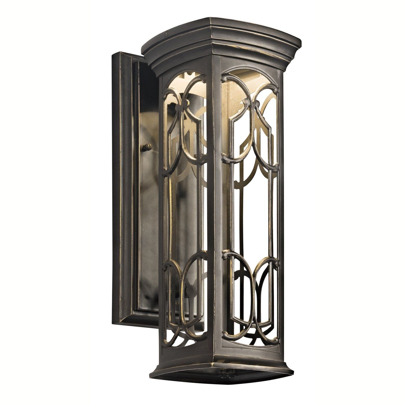 Kichler Lighting 4922 Franceasi Led Outdoor Wall Sconce | Lowe's Canada In Outdoor Wall Led Kichler Lighting (View 11 of 15)