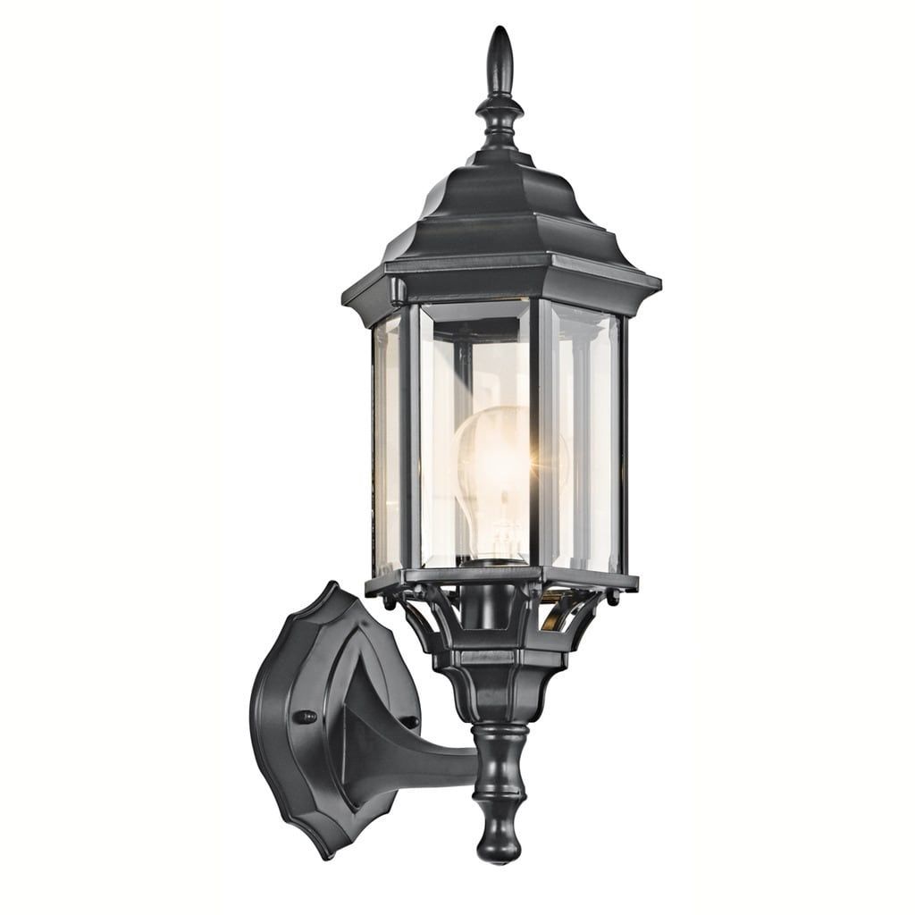 Kichler Lighting Chesapeake Collection 1 Light Black Outdoor Wall Intended For Kichler Lighting Outdoor Wall Lanterns (View 13 of 15)
