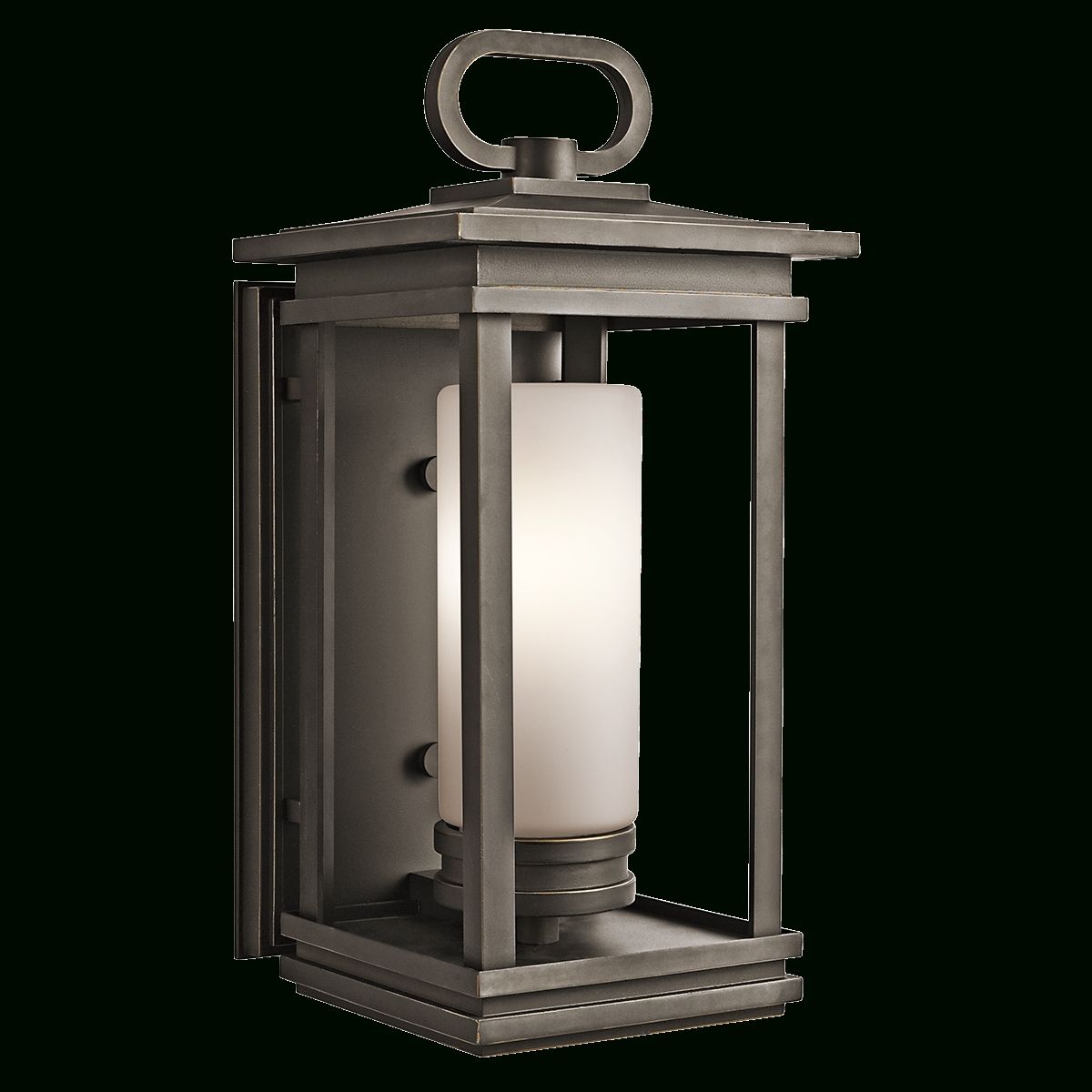 Kichler – South Hope Large Fluorescent Outdoor Lantern In Bronze With Kichler Lighting Outdoor Wall Lanterns (View 10 of 15)
