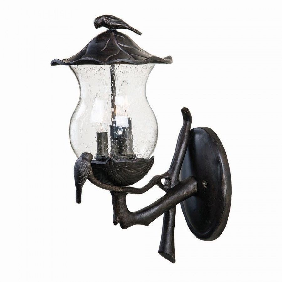 Lighting 7561bc/sd Avian 3 Light Outdoor Wall Mount In Black Coral Intended For Acclaim Lighting Outdoor Wall Lights (Photo 13 of 15)