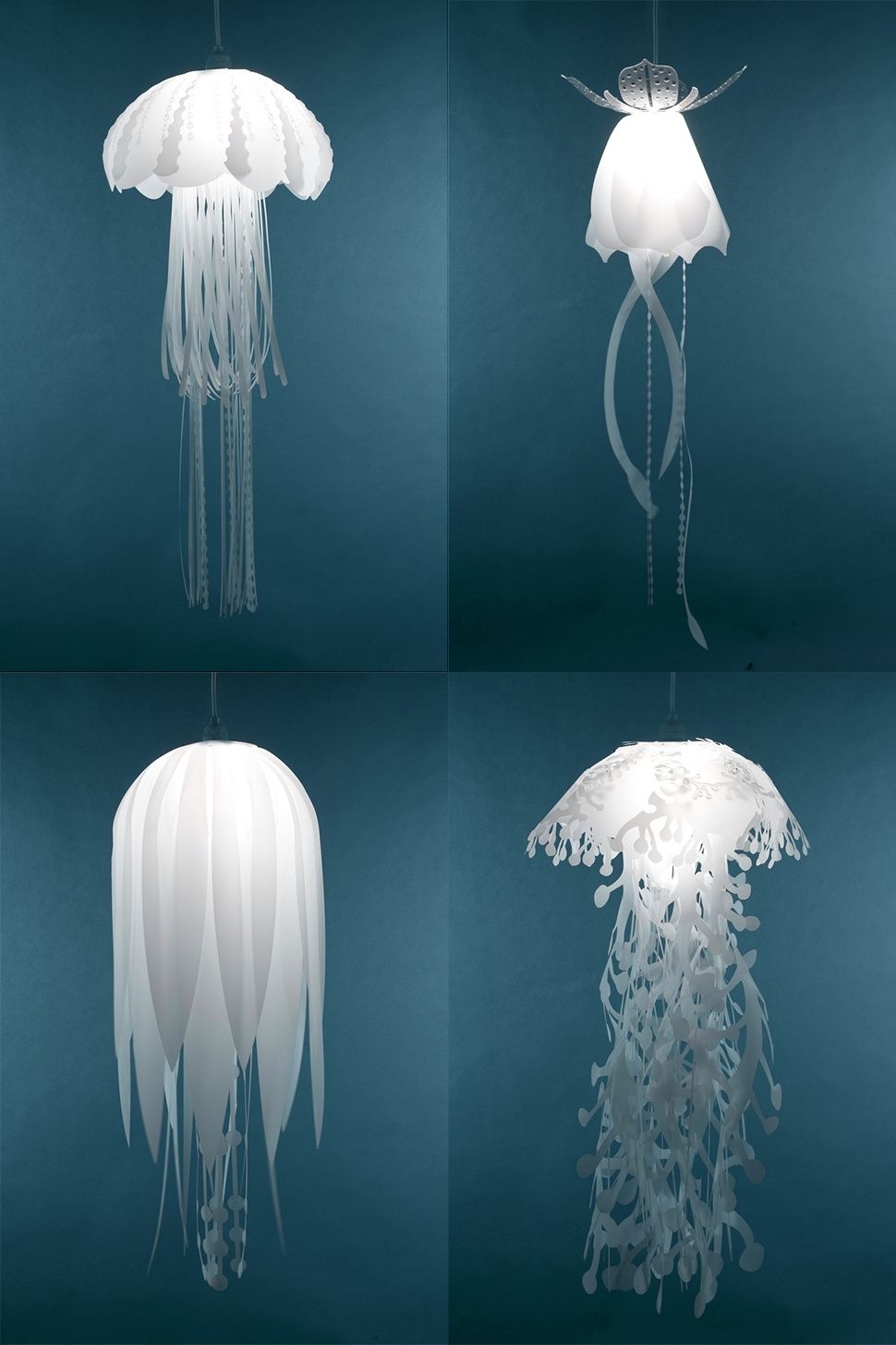 Lighting: Cool Hanging Light With 25 Jellyfish Pendant Light In Unique Outdoor Hanging Lights (View 2 of 15)